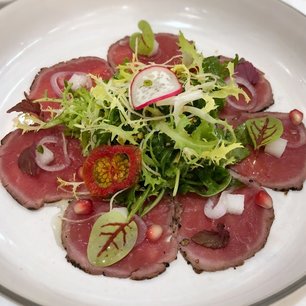 Black Angus carpaccio Black Angus carpaccio